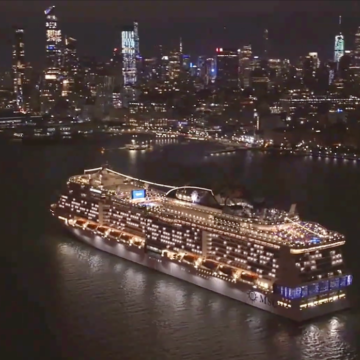 Battezzata a New York Msc Seascape: la nave più grande mai costruita in Italia