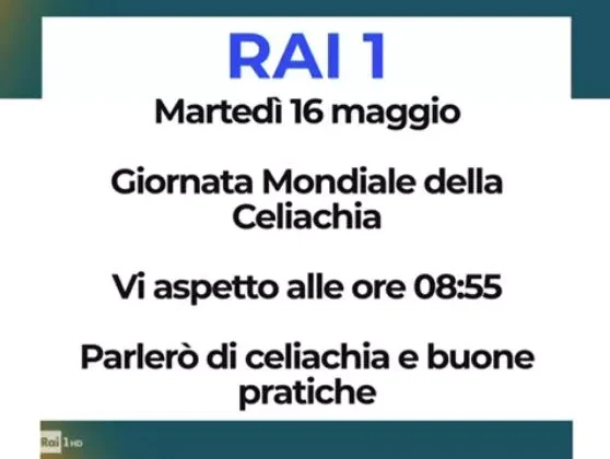 CI RISIAMO! VI ASPETTO su RAI 1…