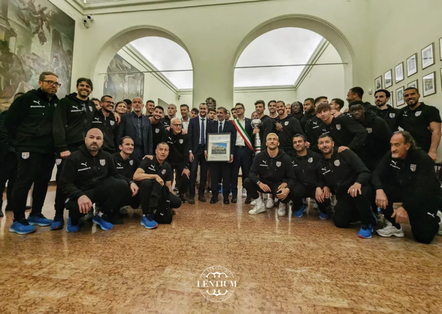 Municipio di Parma: “Cerimonia di premiazione del Parma Calcio per la promozione in Serie A”