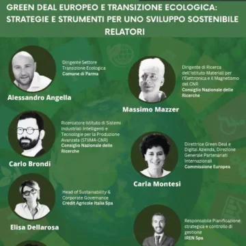 Parma -“Green deal europeo e transizione ecologica: strategia e strumenti per uno sviluppo sostenibile”