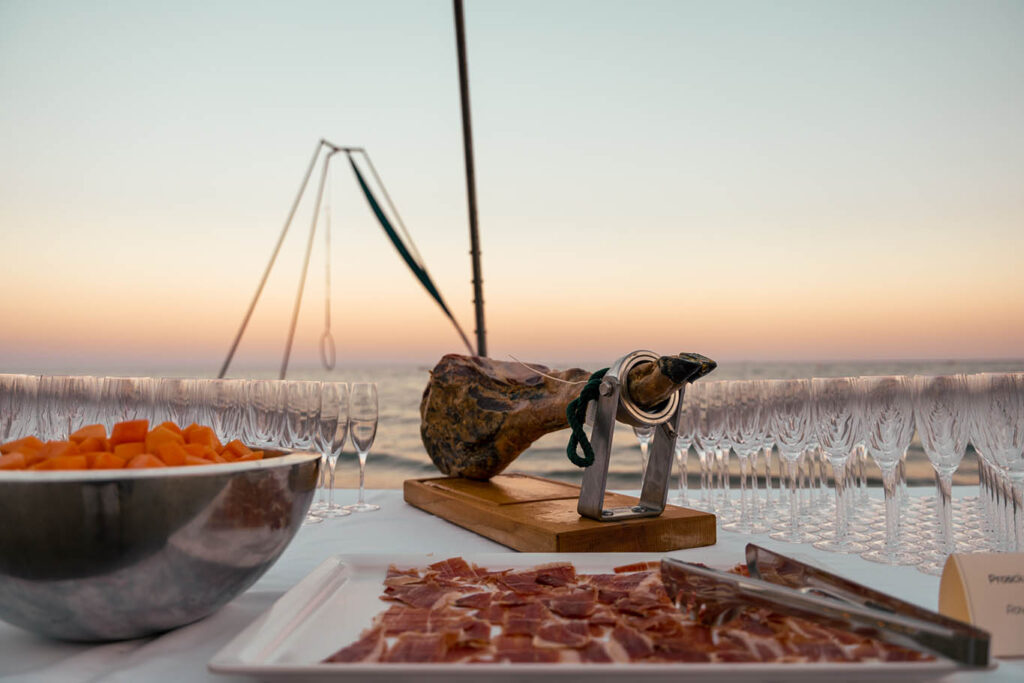 Ferragosto buffet spiaggia Grand Hotel Alassio