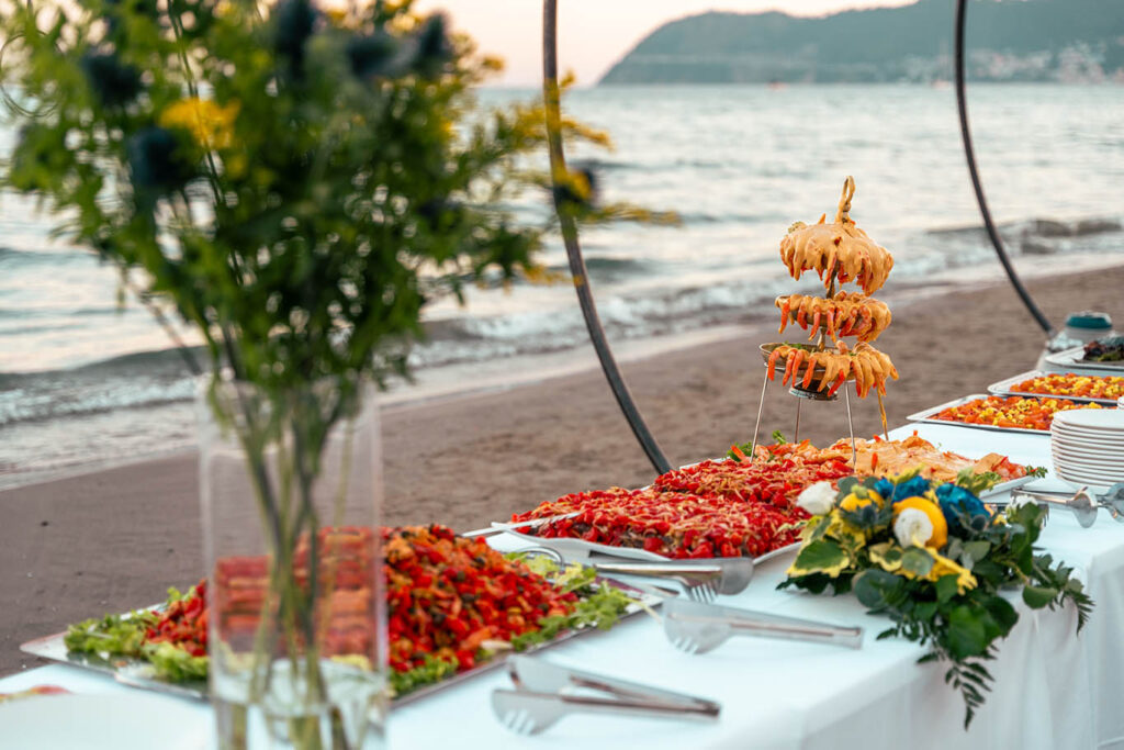 Grand Hotel Alassio Ferragosto dettaglio buffet