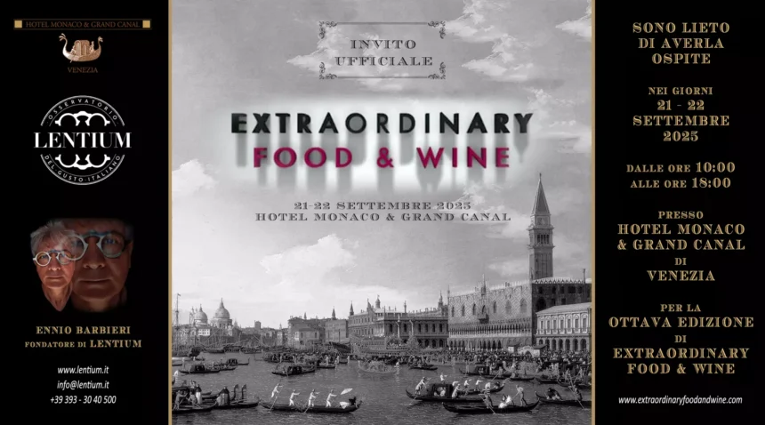 Extraordinary Food & Wine 2024: Un viaggio tra i sapori d’Italia a Venezia