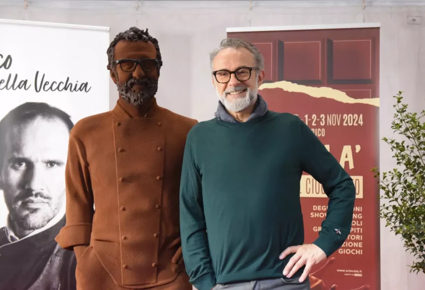 Massimo Bottura in Cioccolato: L’Opera d’Arte Iperrealista che Ha Stregato Sciocolà 2024